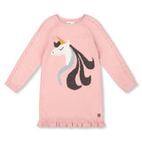 Robe Tricot Licorne 7-10ans-Deux par Deux-Rose-7-2X2-H20KT85-650C-CLÉMENT