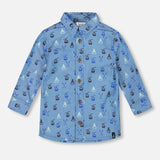 Chemise Ski 3-6ans-Deux par Deux-Bleu-3-2X2-H20T15-CLÉMENT