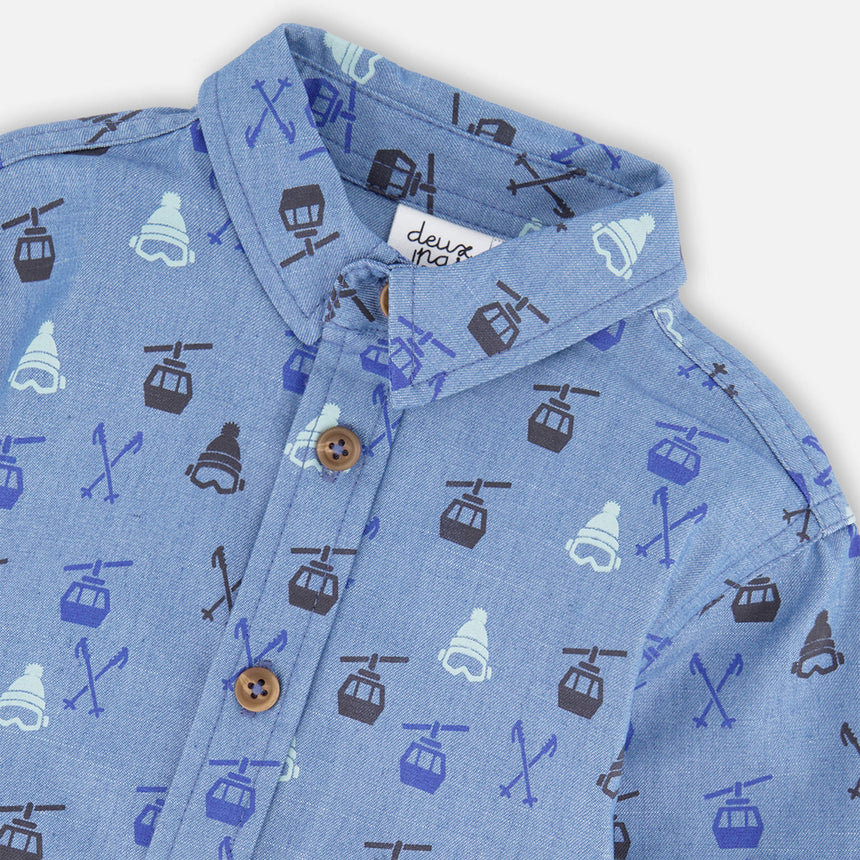 Chemise Ski 3-6ans-Deux par Deux-2X2-H20T15-CLÉMENT