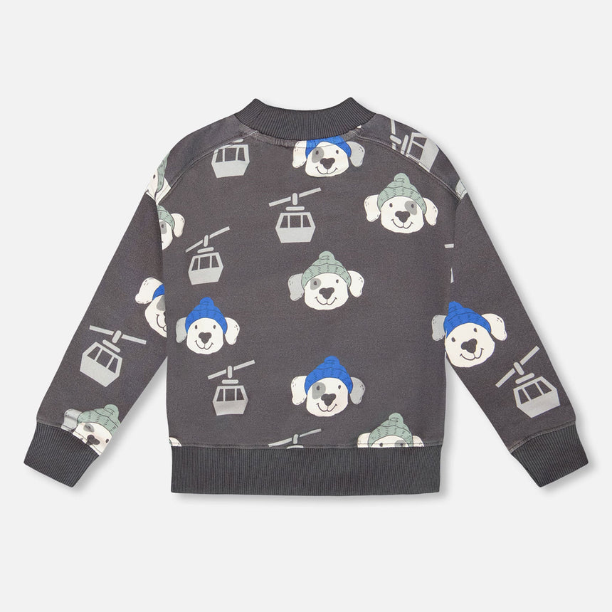 Gilet Ouaté Chien Ski 3-6ans-Deux par Deux-2X2-H20T31-060-CLÉMENT