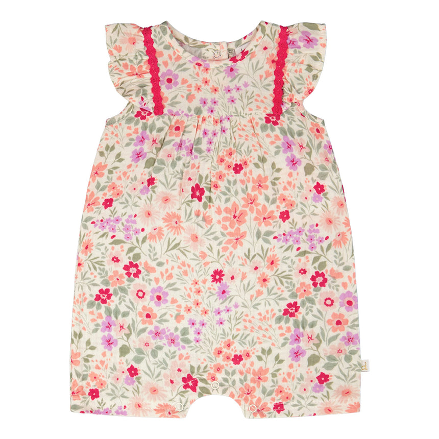 Combinaison Prairie 6-24mois-Deux par Deux-Rose-6 m-2X2-H30F40-050-CLÉMENT