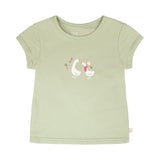 T-shirt Petite Prairie 3-6ans-Deux par Deux-Sauge-3-2X2-H30F70-3910-CLÉMENT