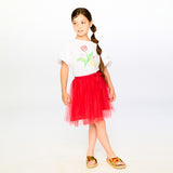 T-shirt Fleur Jonquilles 7-10ans-Deux par Deux-2X2-H30H71-100C-CLÉMENT
