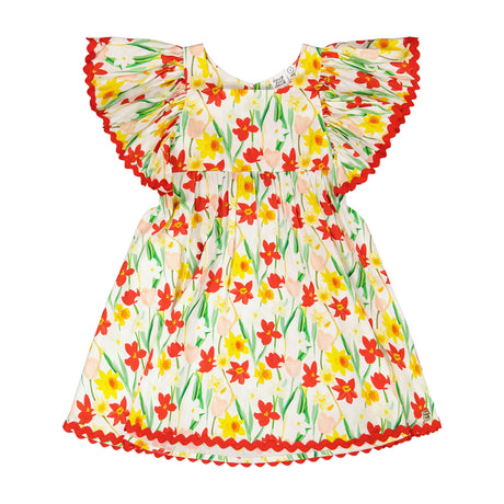 Robe Jonquilles 7-10ans-Deux par Deux-Jaune-7-2X2-H30H85-123C-CLÉMENT