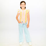 Blouse Marguerites 7-10ans-Deux par Deux-2X2-H30I15-137C-CLÉMENT