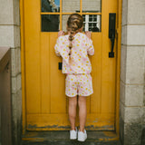 Short Ouaté Marguerites 3-6ans-Deux par Deux-2X2-H30I26-136B-CLÉMENT