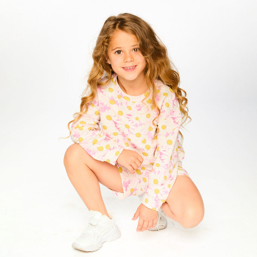 Gilet Ouaté Marguerites 3-6ans-Deux par Deux-2X2-H30I30-136B-CLÉMENT