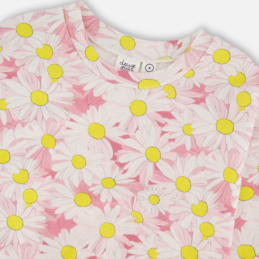 Gilet Ouaté Marguerites 3-6ans-Deux par Deux-2X2-H30I30-136B-CLÉMENT