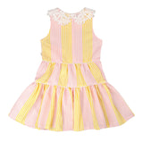 Robe Rayé Marguerites 7-10ans-Deux par Deux-2X2-H30I85-137C-CLÉMENT