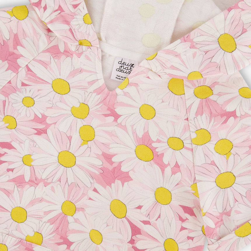 Robe Ouaté Marguerites 3-6ans-Deux par Deux-2X2-H30I86-136B-CLÉMENT