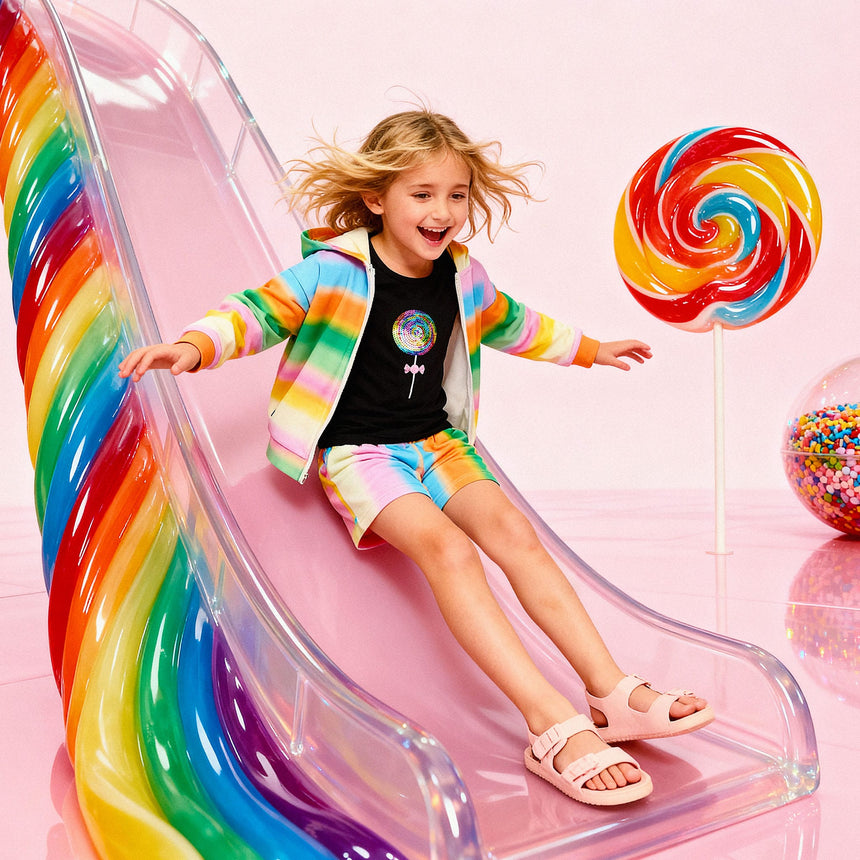 Short Arc-en-ciel Sucré 7-10ans-Deux par Deux-2X2-H30J27-131C-CLÉMENT