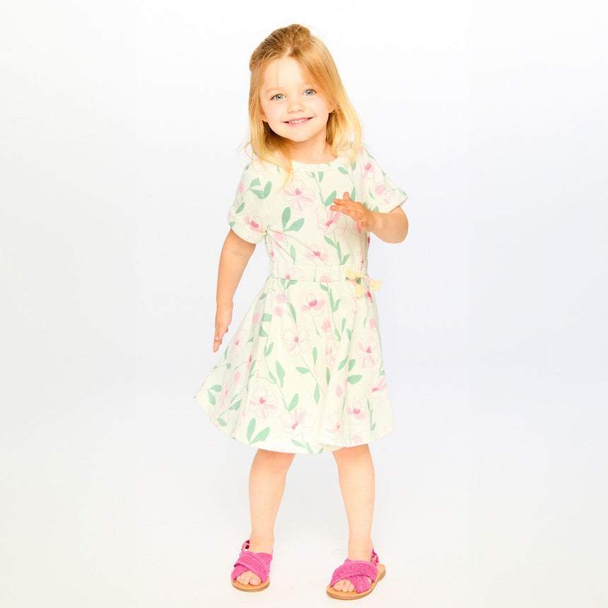Robe Fleurs Chapeau 7-10ans-Deux par Deux-2X2-H30K85-126C-CLÉMENT