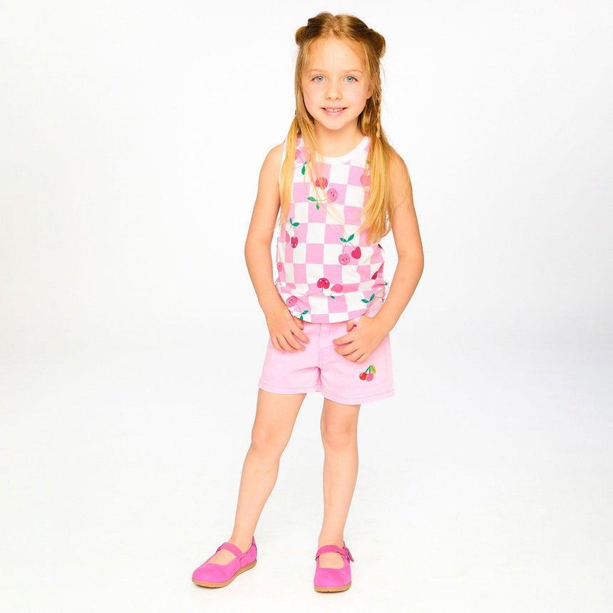 Short Denim Rose Cerise 7-10ans-Deux par Deux-2X2-H30L27-6050C-CLÉMENT