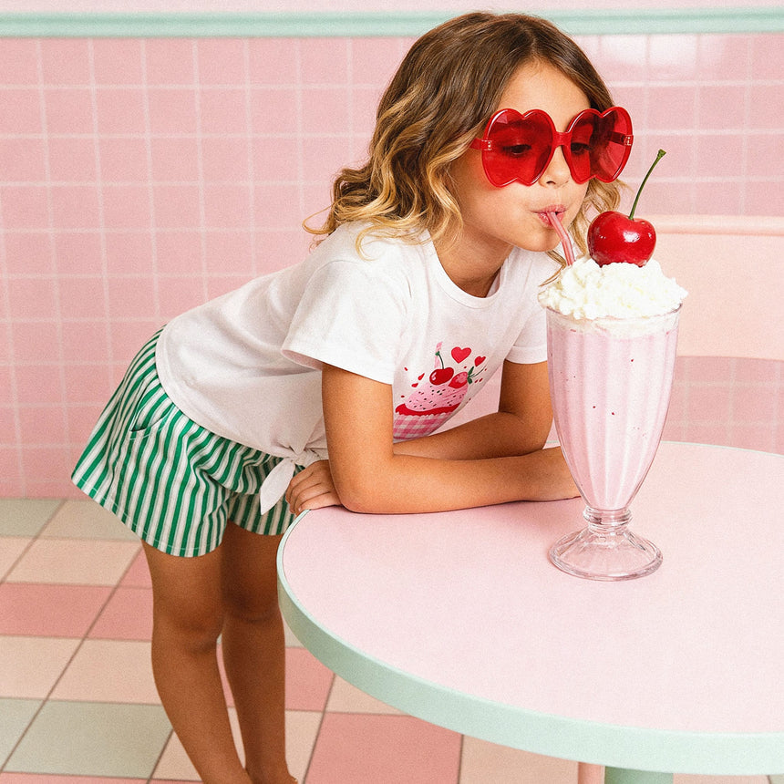T-shirt Cupcake Cerise 7-10ans-Deux par Deux-2X2-H30L70-100C-CLÉMENT