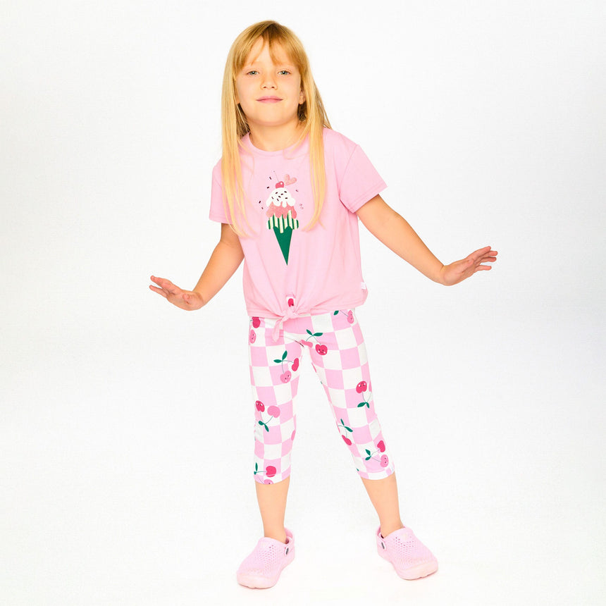 T-shirt Crème Glacé Cerise 3-6ans-Deux par Deux-2X2-H30L70-6050B-CLÉMENT