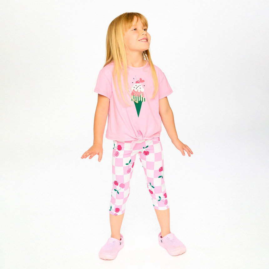 T-shirt Crème Glacé Cerise 3-6ans-Deux par Deux-2X2-H30L70-6050B-CLÉMENT