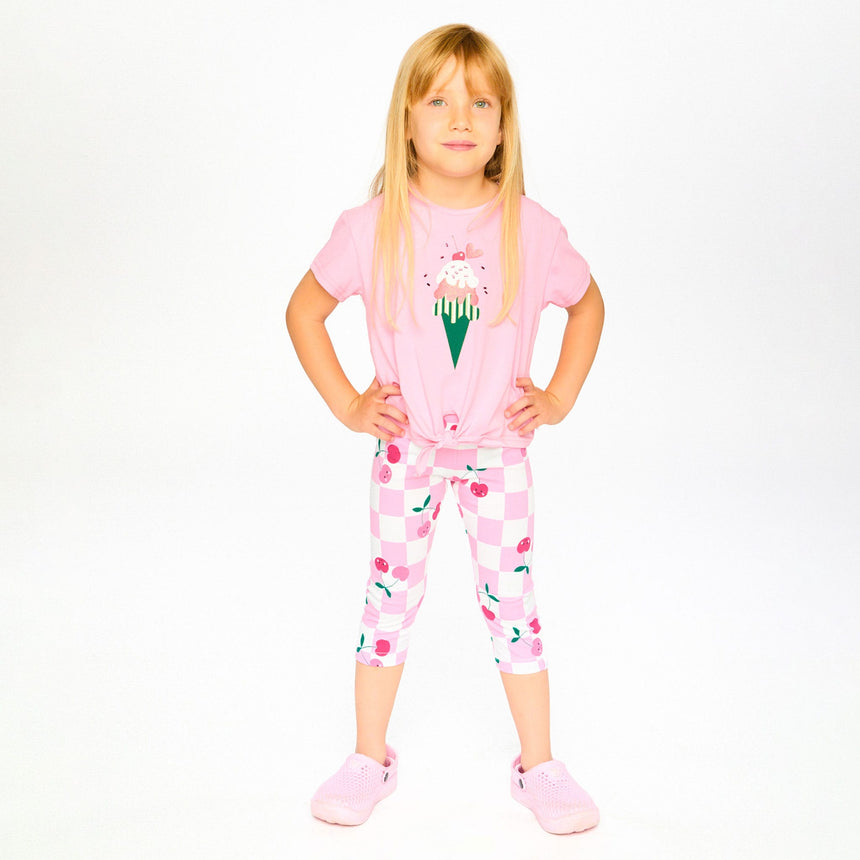 T-shirt Crème Glacé Cerise 3-6ans-Deux par Deux-2X2-H30L70-6050B-CLÉMENT