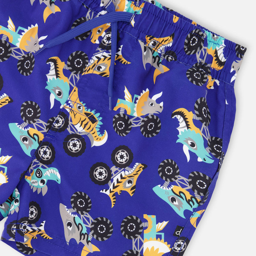 Maillot Short Monster Truck2-6ans-Deux par Deux-2X2-H30OB10-160-CLÉMENT