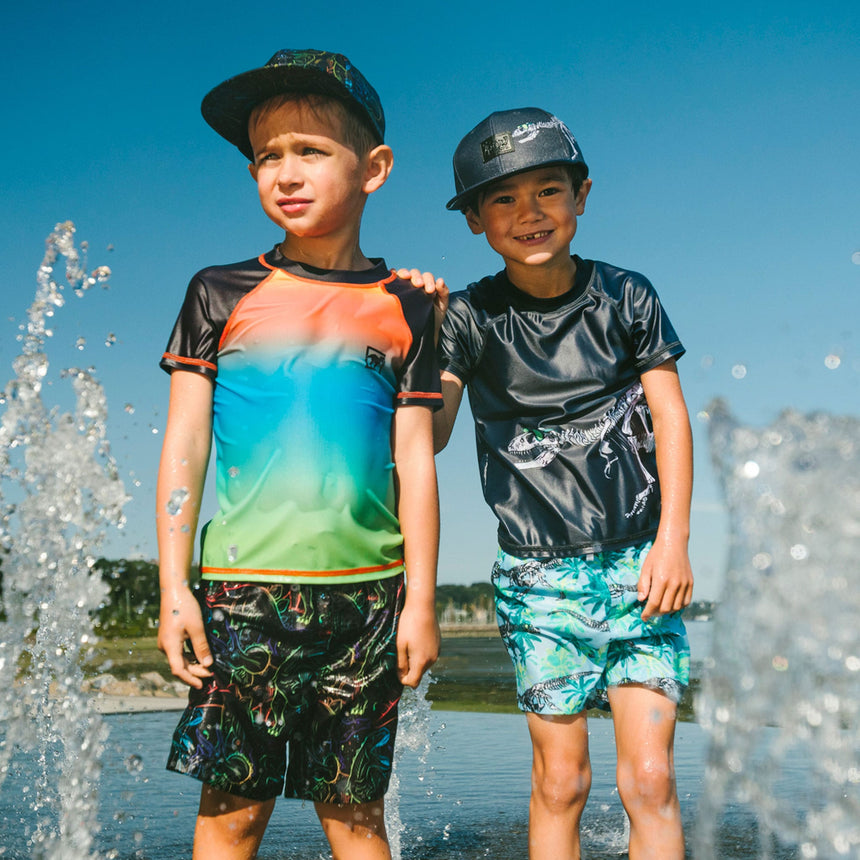 Maillot Short Dinosaures 7-12ans-Deux par Deux-2X2-H30OB32-162C-CLÉMENT