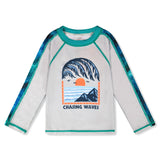 T-shirt Maillot Vagues 2-6ans-Deux par Deux-Gris-2-3-2X2-H30OB50-1190-CLÉMENT