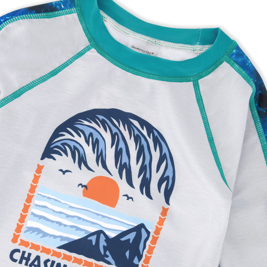 T-shirt Maillot Vagues 2-6ans-Deux par Deux-2X2-H30OB50-1190-CLÉMENT