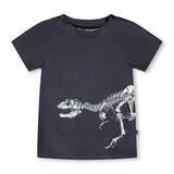 T-shirt Maillot Dino 2-6ans-Deux par Deux-Noir-2-3-2X2-H30OB68-999-CLÉMENT
