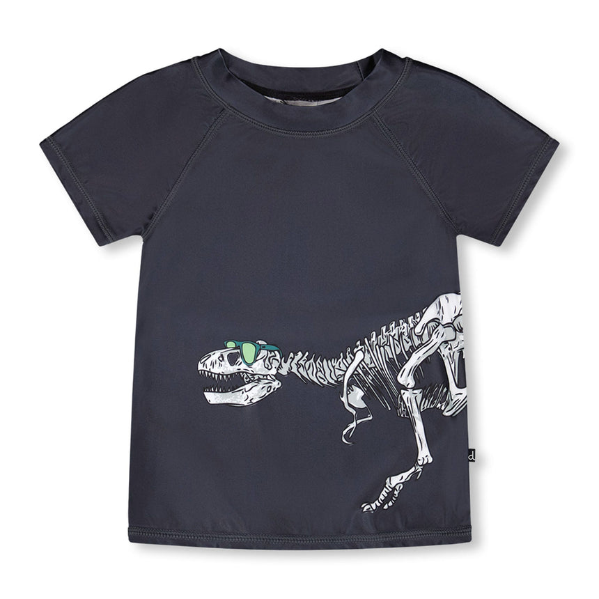 T-shirt Maillot Dino 2-6ans-Deux par Deux-Noir-2-3-2X2-H30OB68-999-CLÉMENT