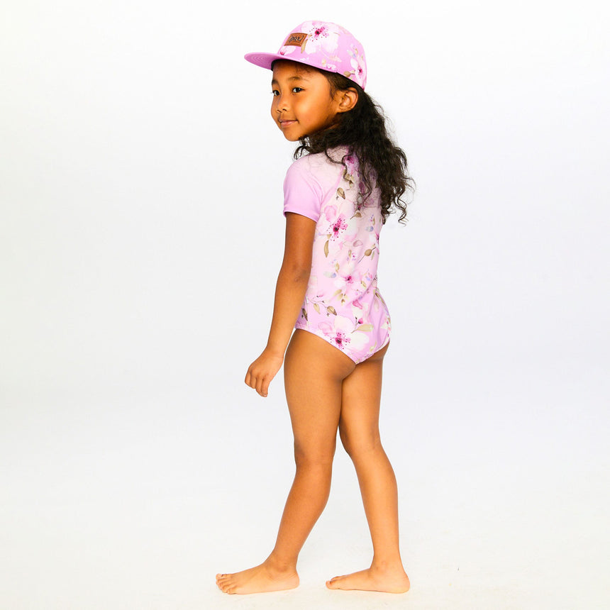 Maillot UV Lilas Fleurs 2-6ans-Deux par Deux-2X2-H30OG11-143B-CLÉMENT