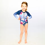 Maillot UV Roses 2-6ans-Deux par Deux-2X2-H30OG20-144B-CLÉMENT