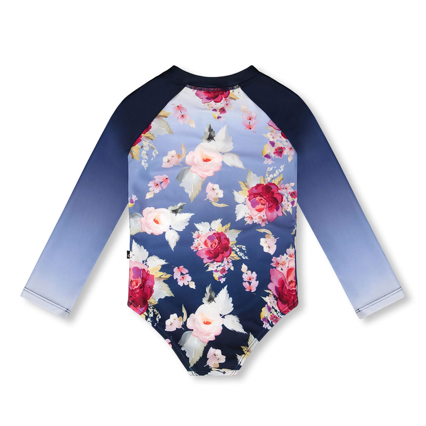 Maillot UV Roses 2-6ans-Deux par Deux-2X2-H30OG20-144B-CLÉMENT