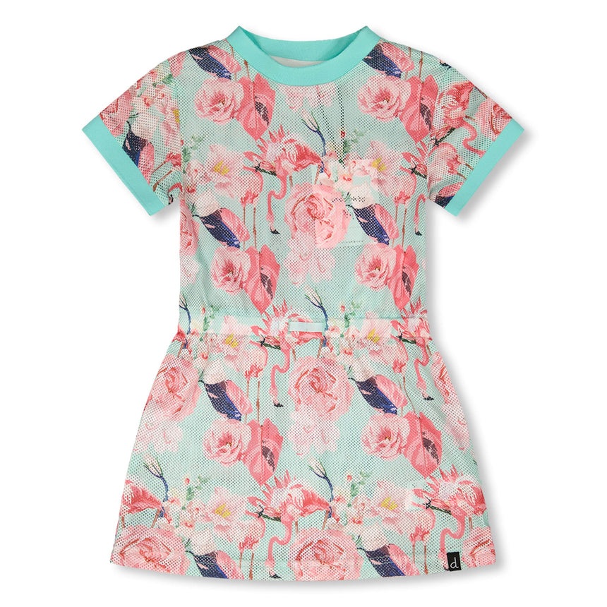 Robe Plage Flamant Rose 2-6ans-Deux par Deux-Menthe-2-3-2X2-H30OG30-154B-CLÉMENT