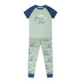 Pyjama Croc 2-6ans-Deux par Deux-Menthe-2-2X2-H30PB11-089B-CLÉMENT