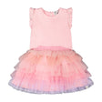 Robe Tulle Rose 7-10ans-Deux par Deux-Rose-7-2X2-H30Q90-6060C-CLÉMENT