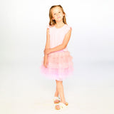 Robe Tulle Rose 7-10ans-Deux par Deux-2X2-H30Q90-6060C-CLÉMENT