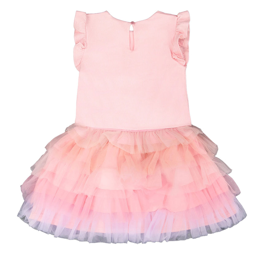 Robe Tulle Rose 7-10ans-Deux par Deux-2X2-H30Q90-6060C-CLÉMENT
