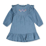 Robe Chambray Chuchotis 6-24mois-Deux par Deux-Denim-6 m-2X2-J20B85-1250-CLÉMENT