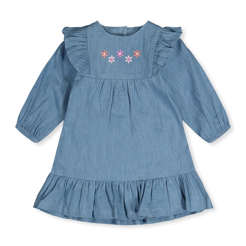Robe Chambray Chuchotis 6-24mois-Deux par Deux-Denim-6 m-2X2-J20B85-1250-CLÉMENT