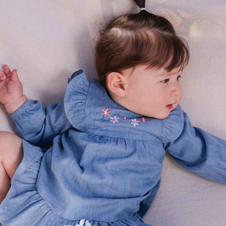 Robe Chambray Chuchotis 6-24mois-Deux par Deux-2X2-J20B85-1250-CLÉMENT