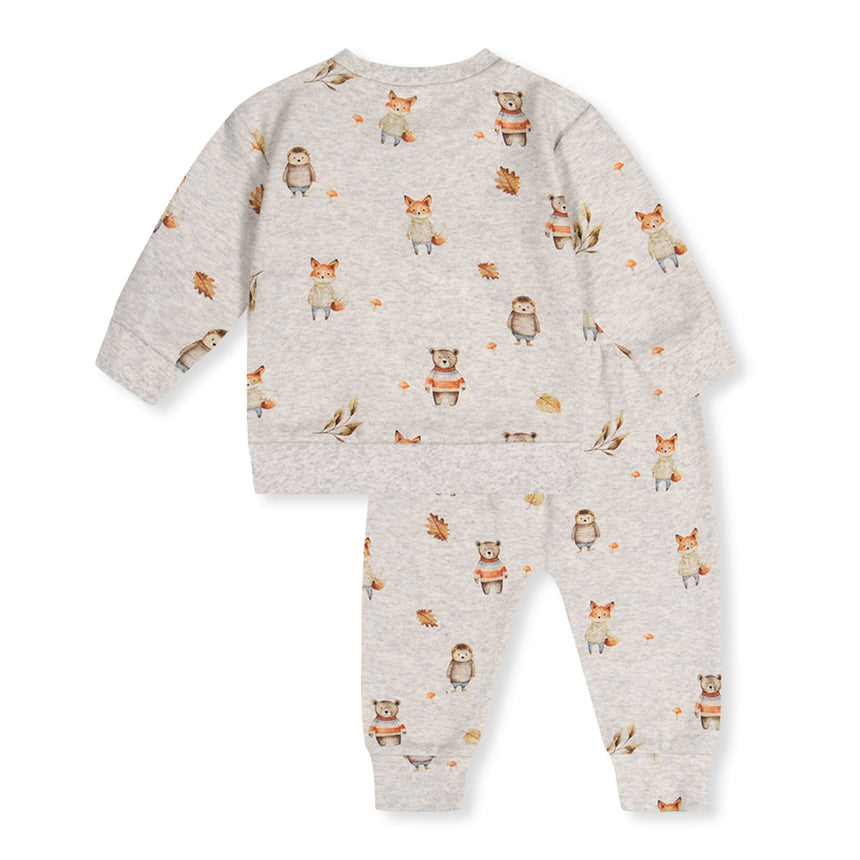 Ensemble Deux Pièces Animaux Bois 6-24mois-Deux par Deux-2X2-J20C10-2J240-CLÉMENT
