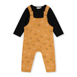 Ensemble Salopette Animaux Bois 6-24mois-Deux par Deux-Noir-6 m-2X2-J20D40-9990-CLÉMENT
