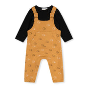 Ensemble Salopette Animaux Bois 6-24mois-Deux par Deux-Noir-6 m-2X2-J20D40-9990-CLÉMENT