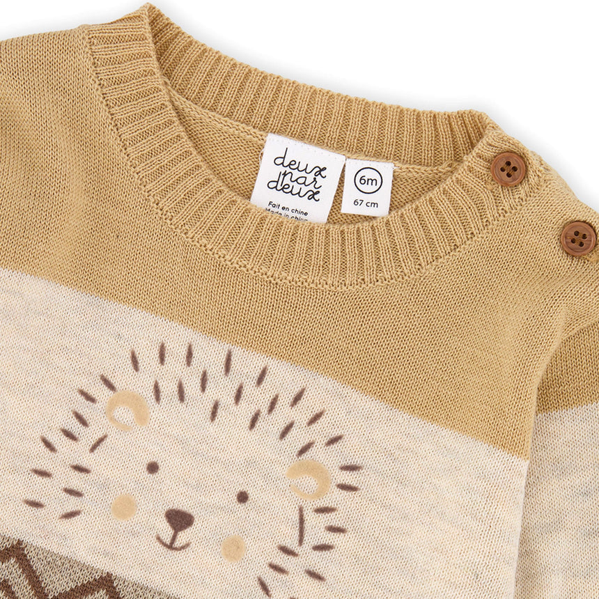 Ensemble Tricot Bois 6-24mois-Deux par Deux-2X2-J20DT11-1210-CLÉMENT