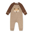 Combi Tricot Renard Bois 6-24-Deux par Deux-Taupe-6 m-2X2-J20DT40-1210-CLÉMENT