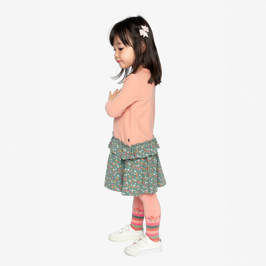 Robe Fleurs Moustaches 3-6ans-Deux par Deux-2X2-J20E86-8060-CLÉMENT