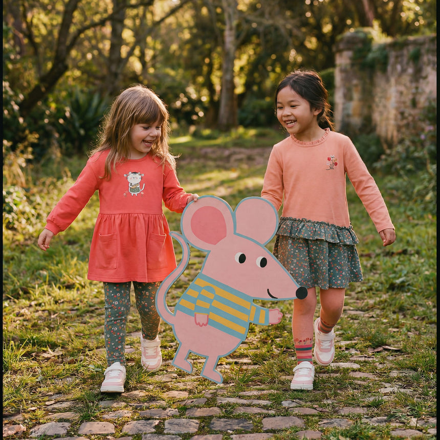 Collant Petites Moustaches 3-6ans-Deux par Deux-2X2-J20ET-6850-CLÉMENT