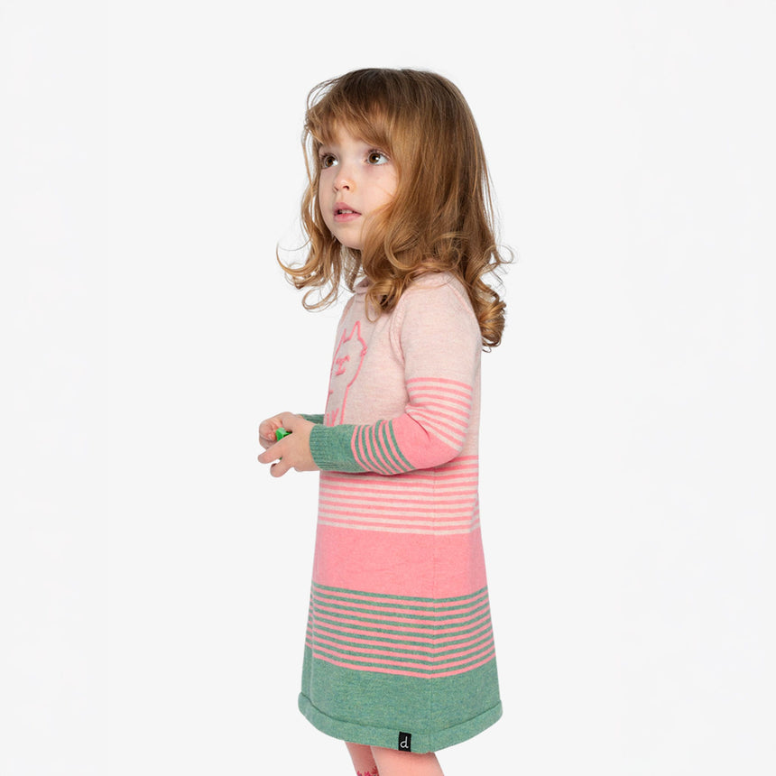 Robe Tricot Moustaches 3-6ans-Deux par Deux-2X2-J20ET88-6850-CLÉMENT