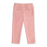Tregging Velour Coeur 3-6ans-Deux par Deux-2X2-J20F21-622B-CLÉMENT