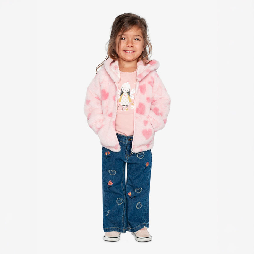 Veste Peluche Coeur 3-6ans-Deux par Deux-2X2-J20F50-253B-CLÉMENT