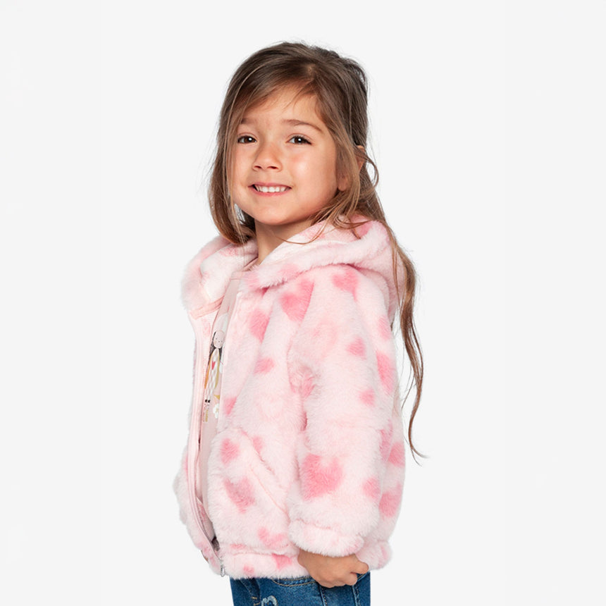Veste Peluche Coeur 3-6ans-Deux par Deux-2X2-J20F50-253B-CLÉMENT