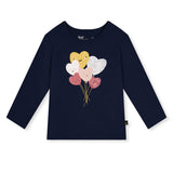 T-shirt Coeur Douillet 3-6ans-Deux par Deux-Marine-3-2X2-J20F70-4990B-CLÉMENT